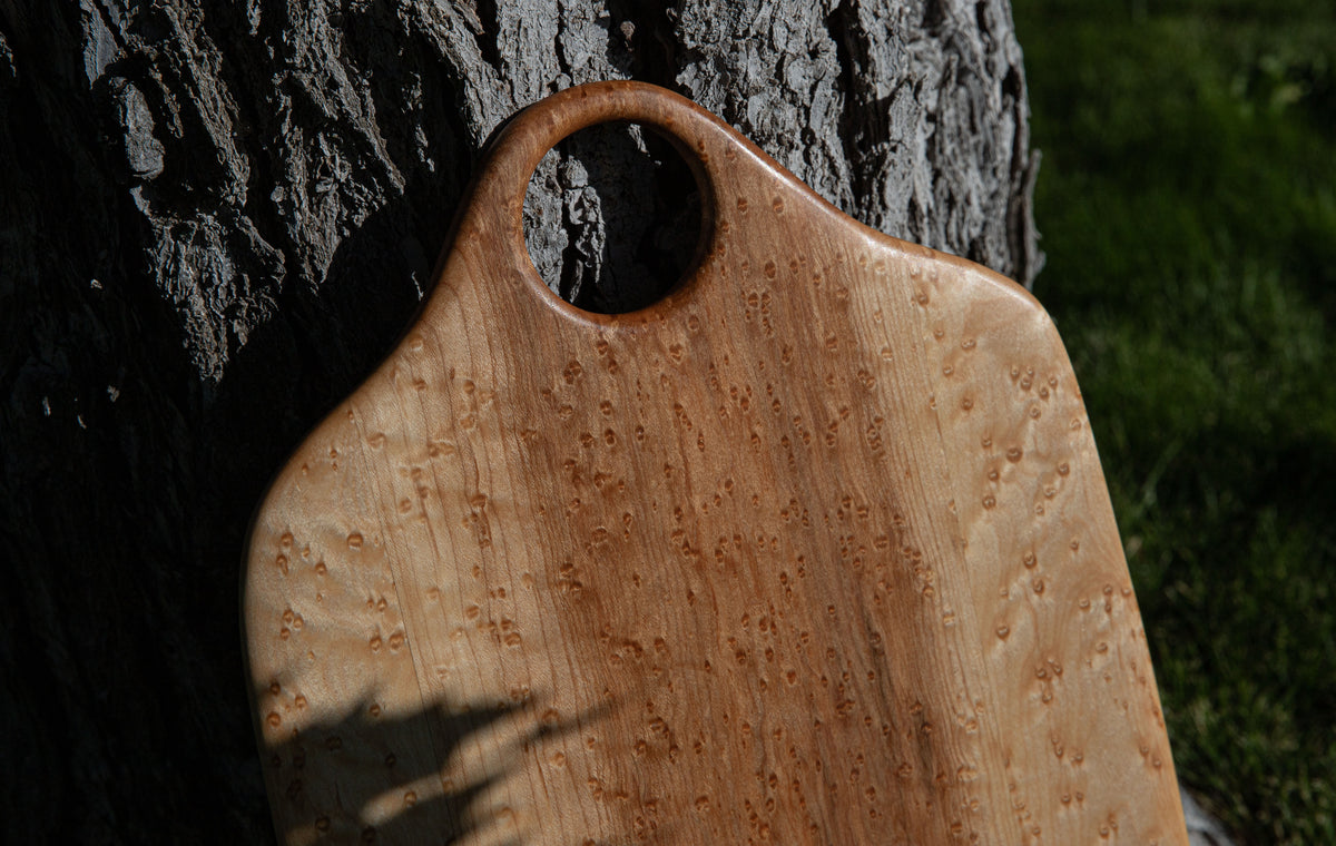 Serving Board in Birdseye Maple — III