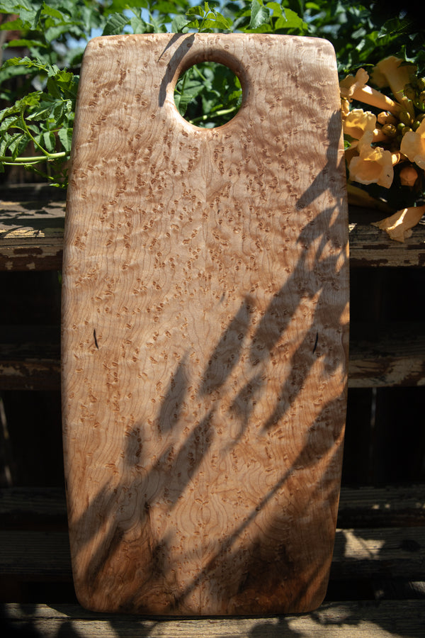 Serving Board in Birdseye Maple