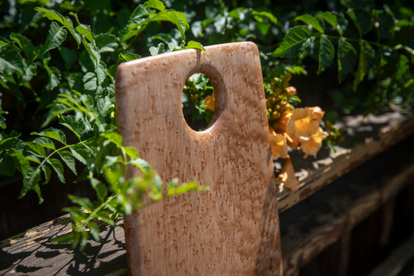 Serving Board in Birdseye Maple