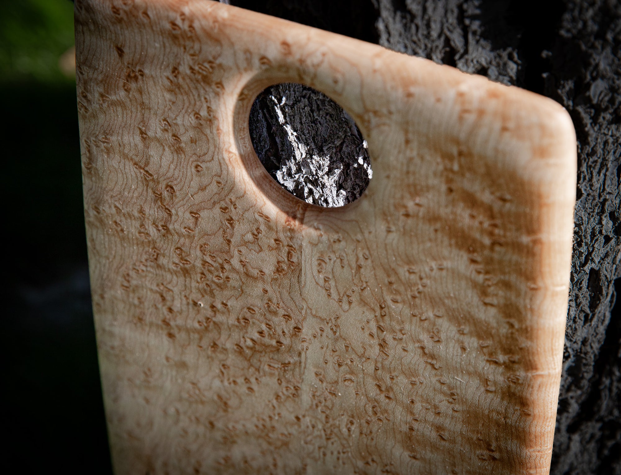 Serving Board in Birdseye Maple