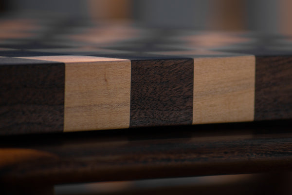 Chess Board in Walnut and Maple